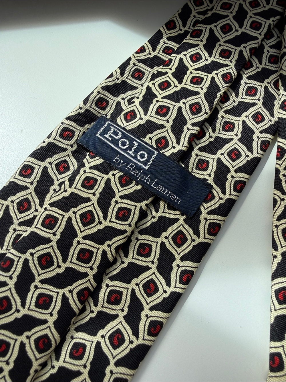 Vintage Polo Ralph Lauren Silk Tie Made in USA